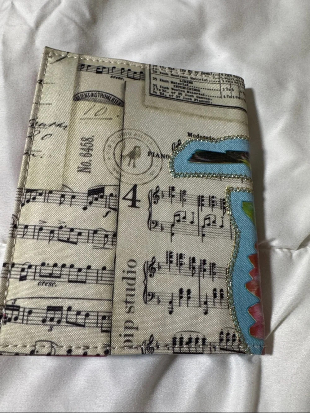 New Pip Studio Floral & Bird Passport Wallet And  music themed Address Book
